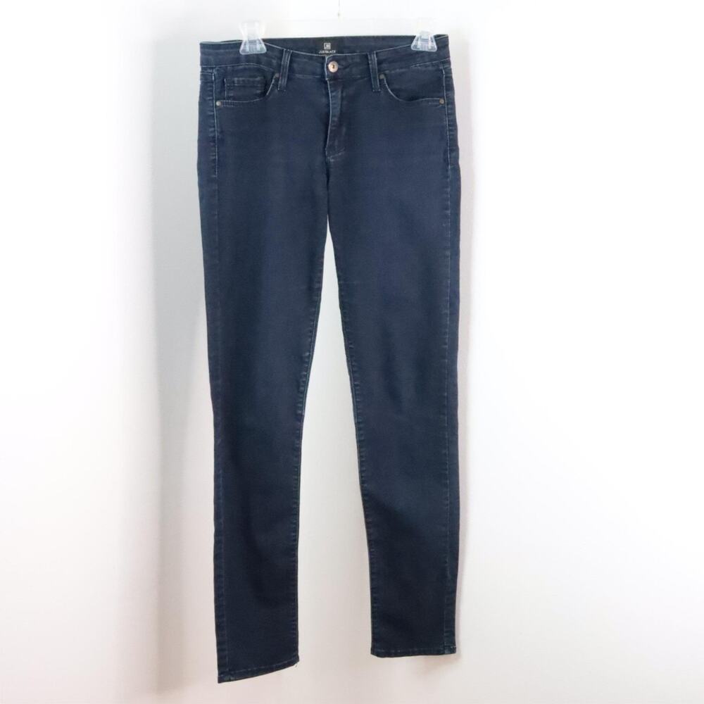 Just Black Women's 28 Dark Wash Skinny Stretch Denim Jegging Blue Jeans JB